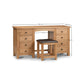 Marlborough Twin Pedestal Dressing Table - Dimensions