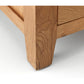 Marlborough Twin Pedestal Dressing Table - Feet Closeup view