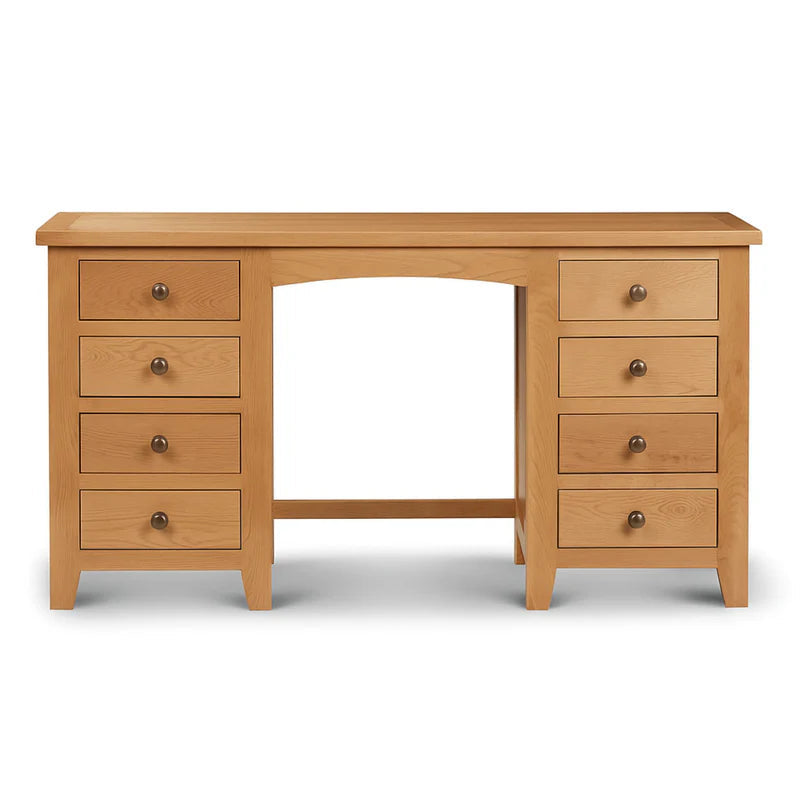 Marlborough Twin Pedestal Dressing Table - front view