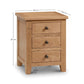 Marlborough 3 Drawer Bedside - Dimensions