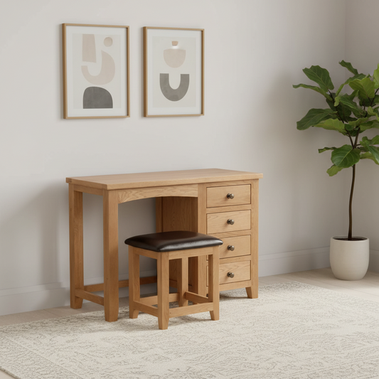 Marlborough Single Pedestal Dressing Table