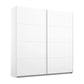 Rauch Maverick 2 Door White High Gloss Sliding Wardrobe - W181cm