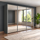 Wiemann Miami 3 Door Full Mirror Sliding Wardrobe