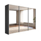 Wiemann Miami 3 Door Full Mirror Sliding Wardrobe