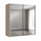 Wiemann Oxford 2 Door Full Mirror Sliding Wardrobe in Oak