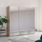 Wiemann Oxford 3 Door Full Mirror Sliding Wardrobe in Oak