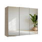 Wiemann Oxford 3 Door Full Mirror Sliding Wardrobe in Oak