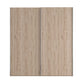 Wiemann Oxford 2 Door Decor Sliding Wardrobe in Oak