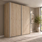 Wiemann Oxford 2 Door Decor Sliding Wardrobe in Oak
