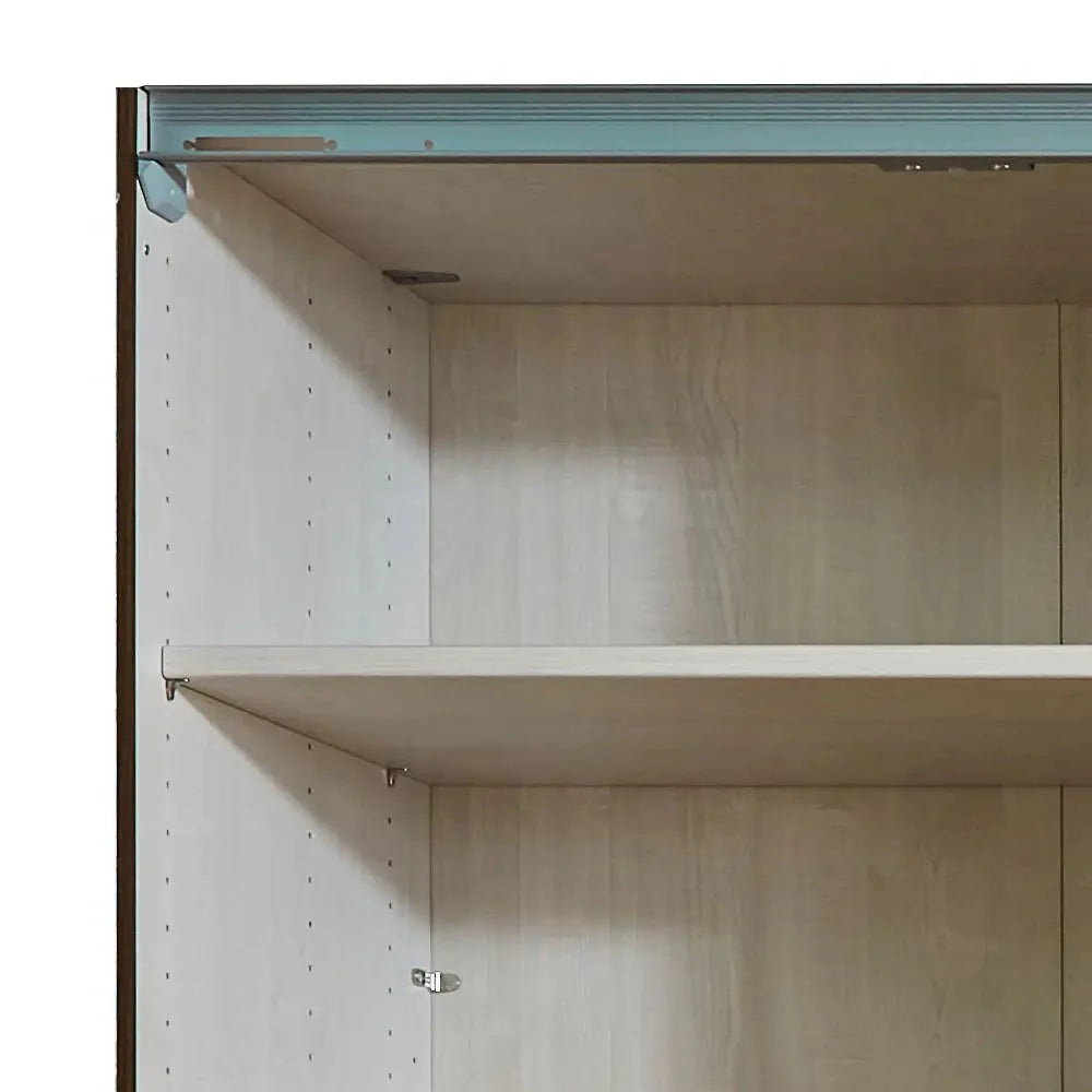 Wiemann Houston 200cm Graphite Glass & Mirror Sliding Wardrobe 