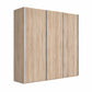 Wiemann Oxford 3 Door Decor Sliding Wardrobe in Oak