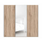 Wiemann Oxford 3 Door Mirror Sliding Wardrobe in Oak
