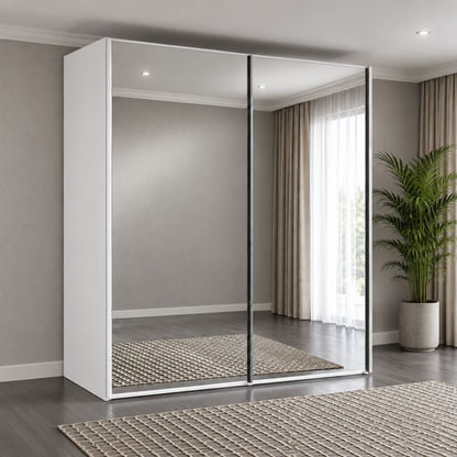 Wiemann Miami 2 Door Full Mirror Sliding Wardrobe
