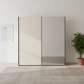 Monaco 3000 Champagne 2 Door Sliding Wardrobe with Mirror