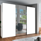 Monaco 3000 Decor White Large Sliding Door Wardrobe