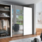 Monaco 3000 Decor White Large Sliding Door Wardrobe 
