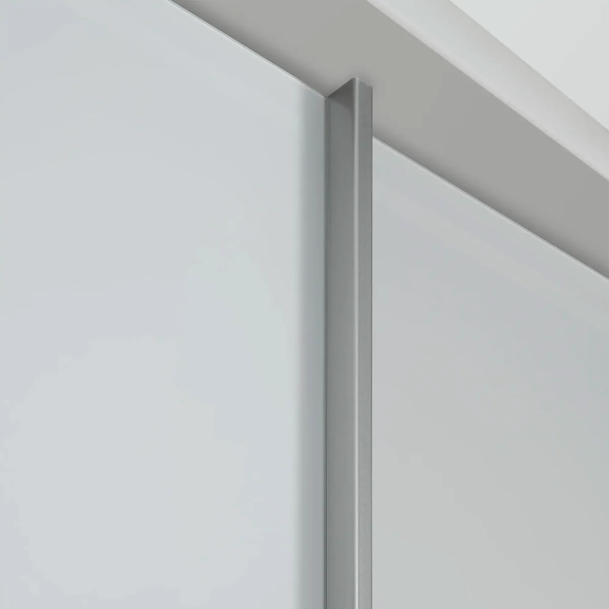 Monaco 3000 Sliding 3 Door White Glass Wardrobe 