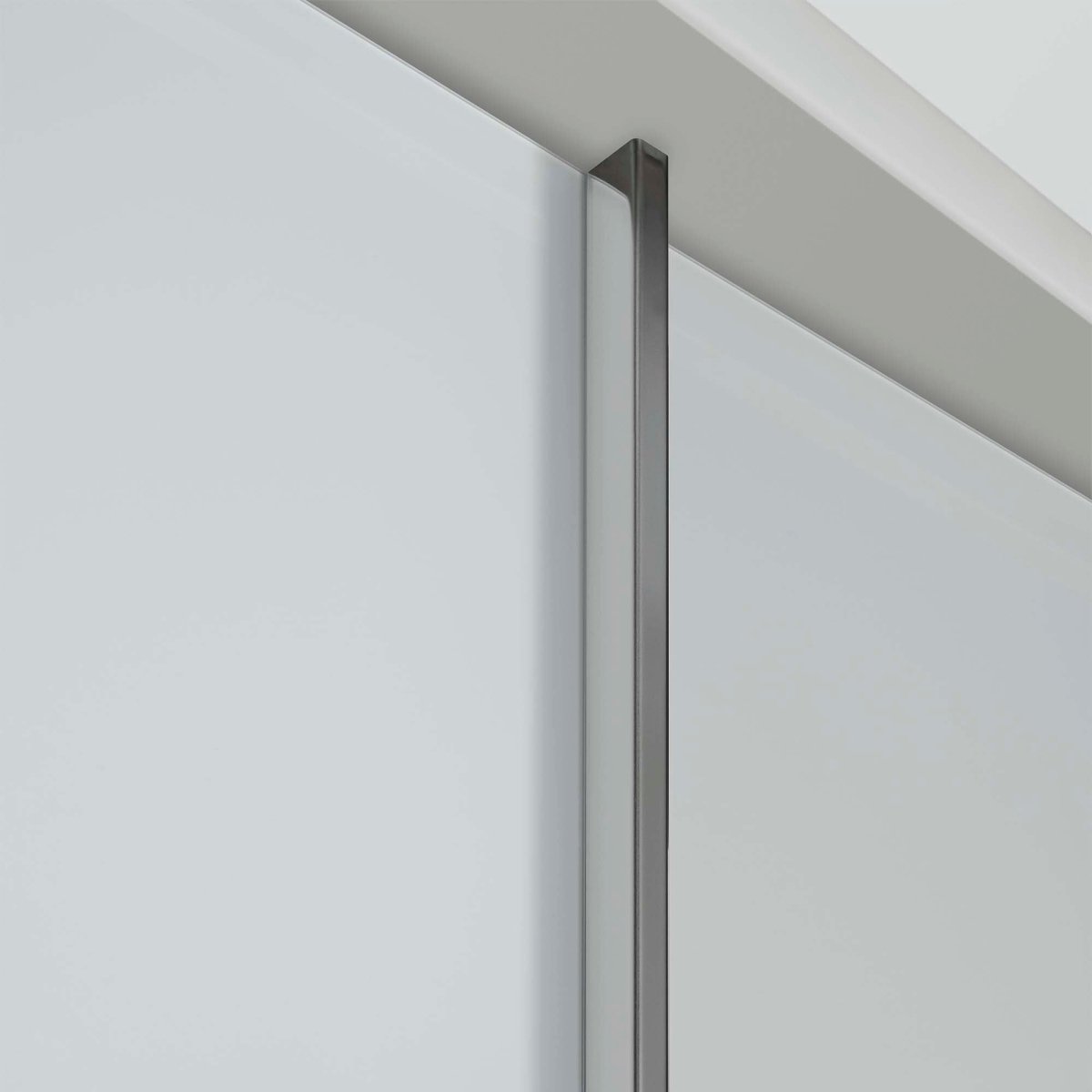 Monaco 3000 Sliding 3 Door White Glass Wardrobe 