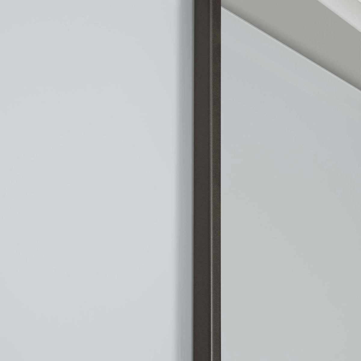 Monaco 3000 Sliding 3 Door White Glass Wardrobe 