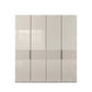 Wiemann Newlin Champagne Glass 4 Door Hinged Wardrobe  W200cm