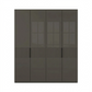 Decking style Wiemann Newlin Havana Glass Hinged door Wardrobe 