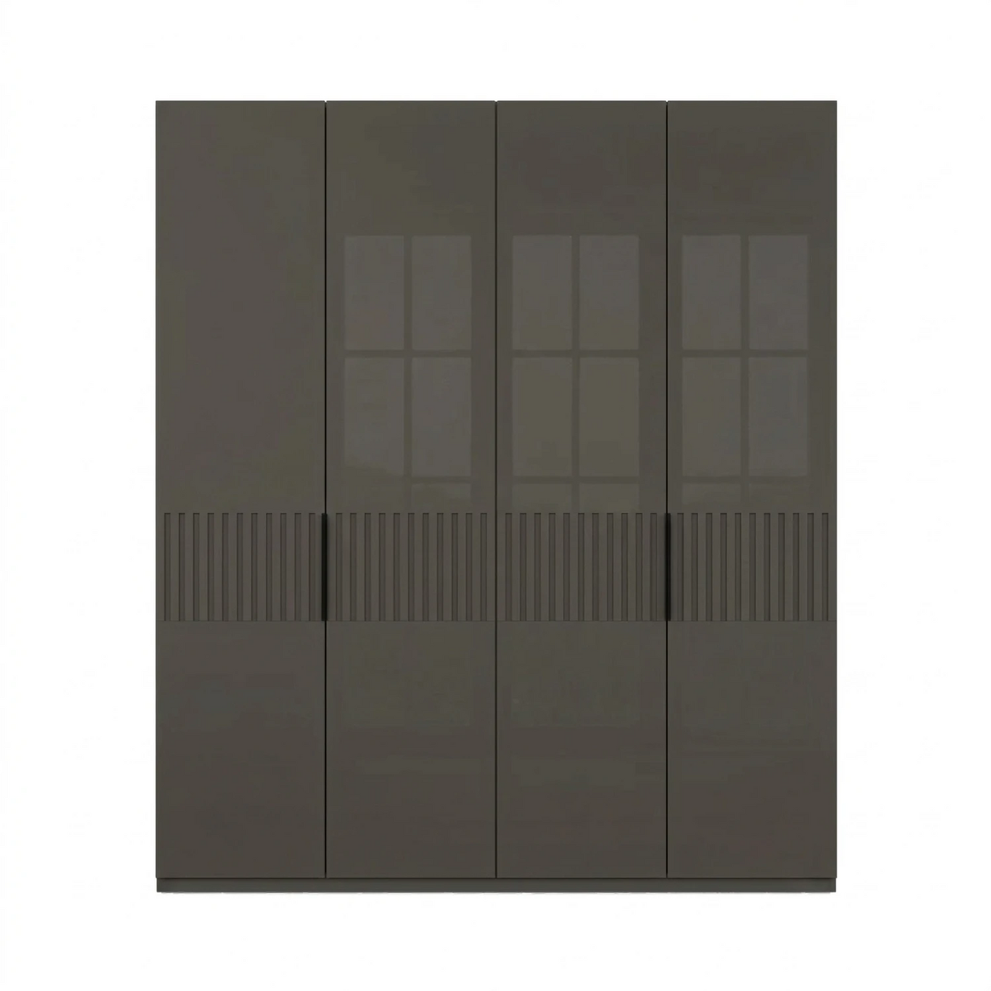 Decking style Wiemann Newlin Havana Glass Hinged door Wardrobe 
