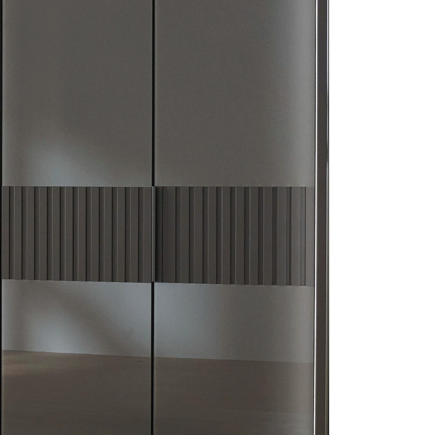Decking style Wiemann Newlin Havana Glass Hinged door Wardrobe  - Close up