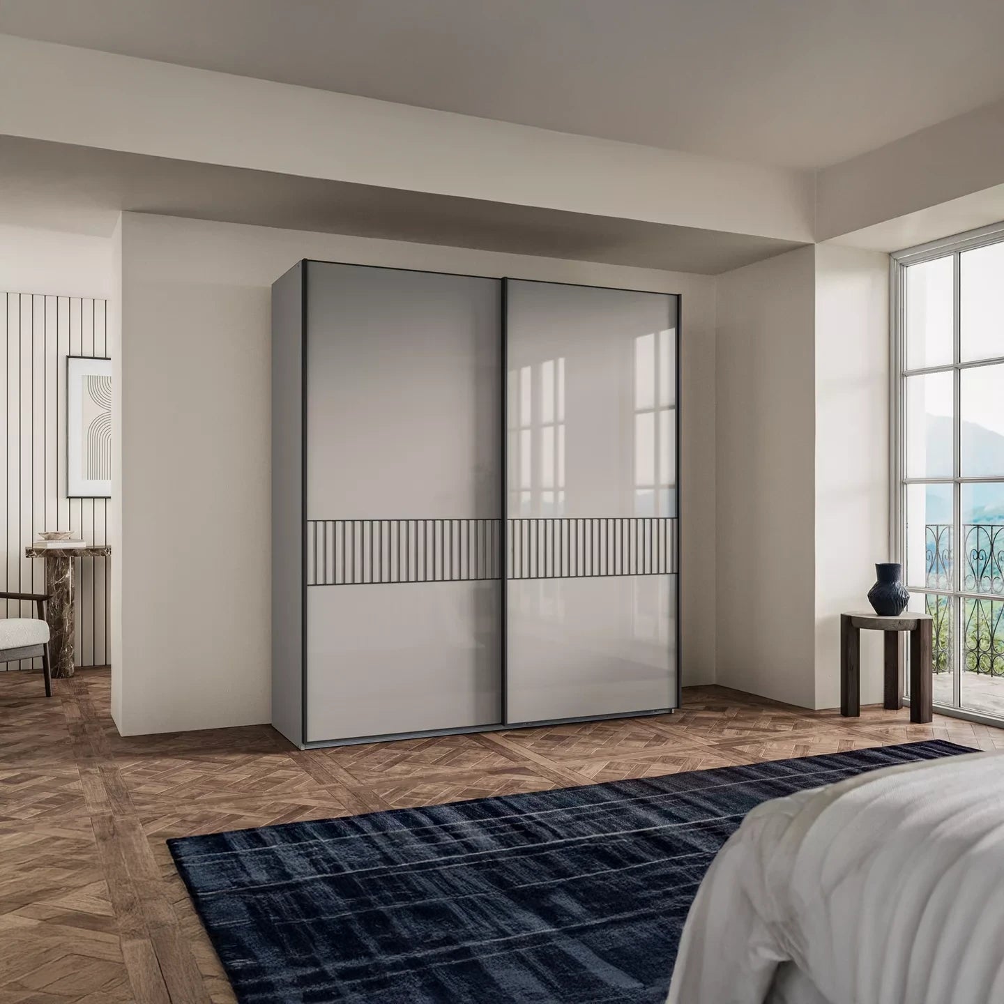 Wiemann Newlin 2 Doors Sliding Wardrobe
