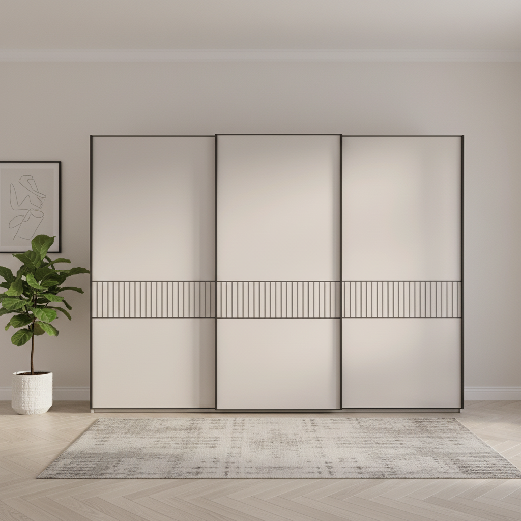 Wiemann Newlin 3 Doors Sliding Wardrobe - 280cm
