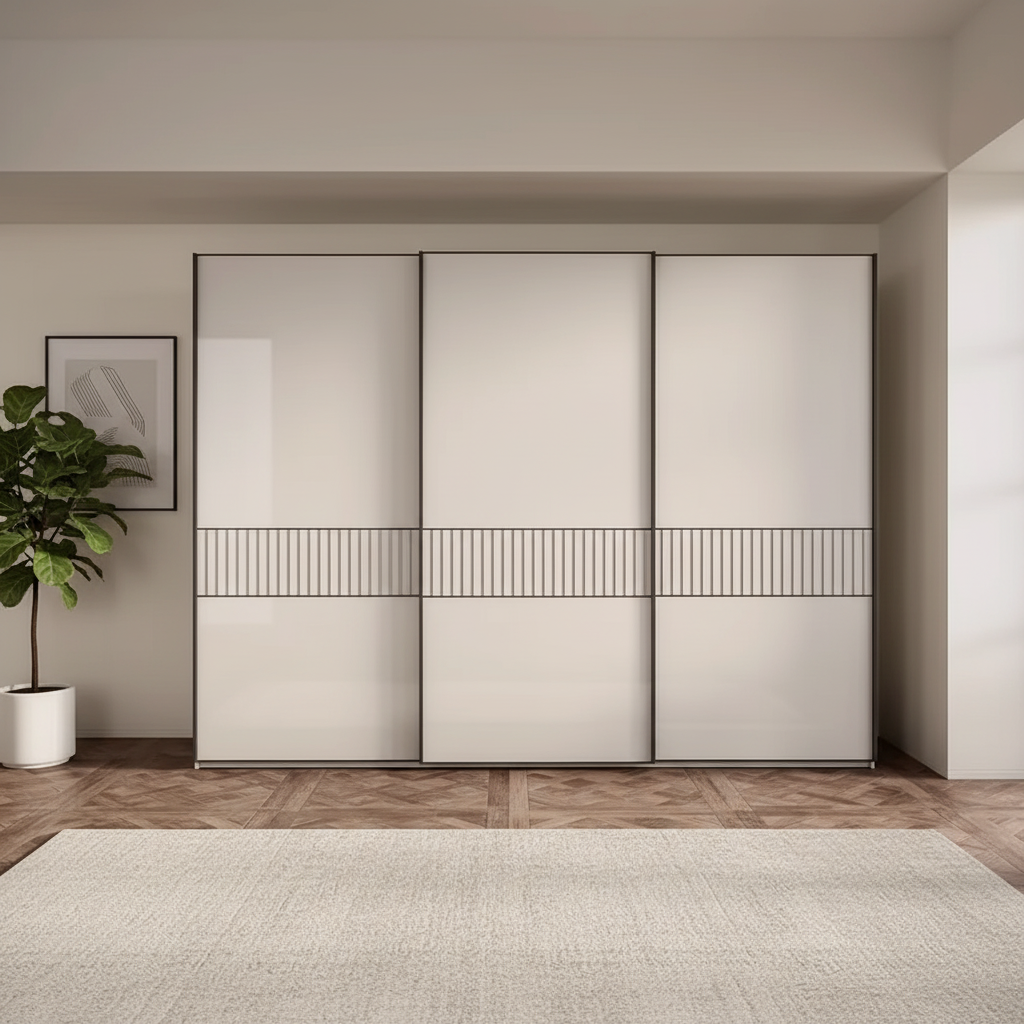 Wiemann Newlin 3 Doors Sliding Wardrobe - 250cm