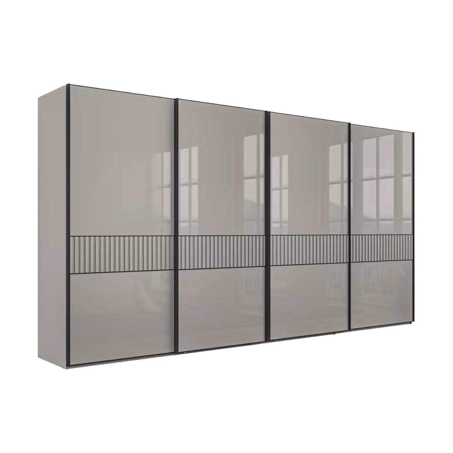 Wiemann Newlin 4 Doors Sliding Wardrobe