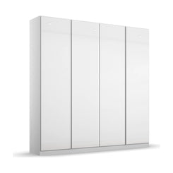 Novus 4 Door Glass Hinged Wardrobe - 181cm