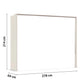 Passepartout Frame for Forms Sliding Wardrobe - Dimensions