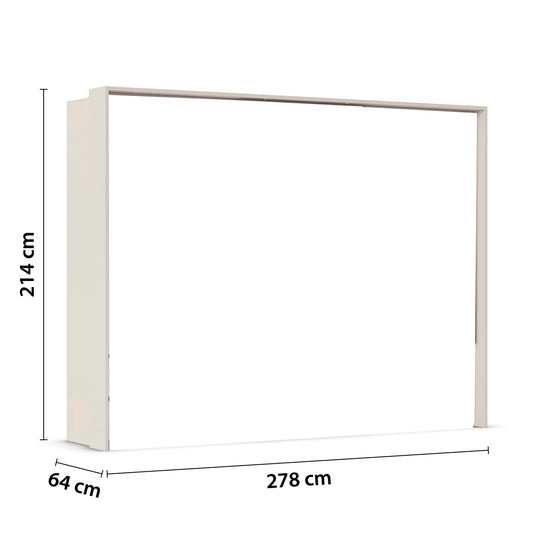 Passepartout Frame for Forms Sliding Wardrobe - Dimensions