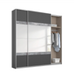 Penzberg 181cm sliding Door Wardrobe with Quick Delivery