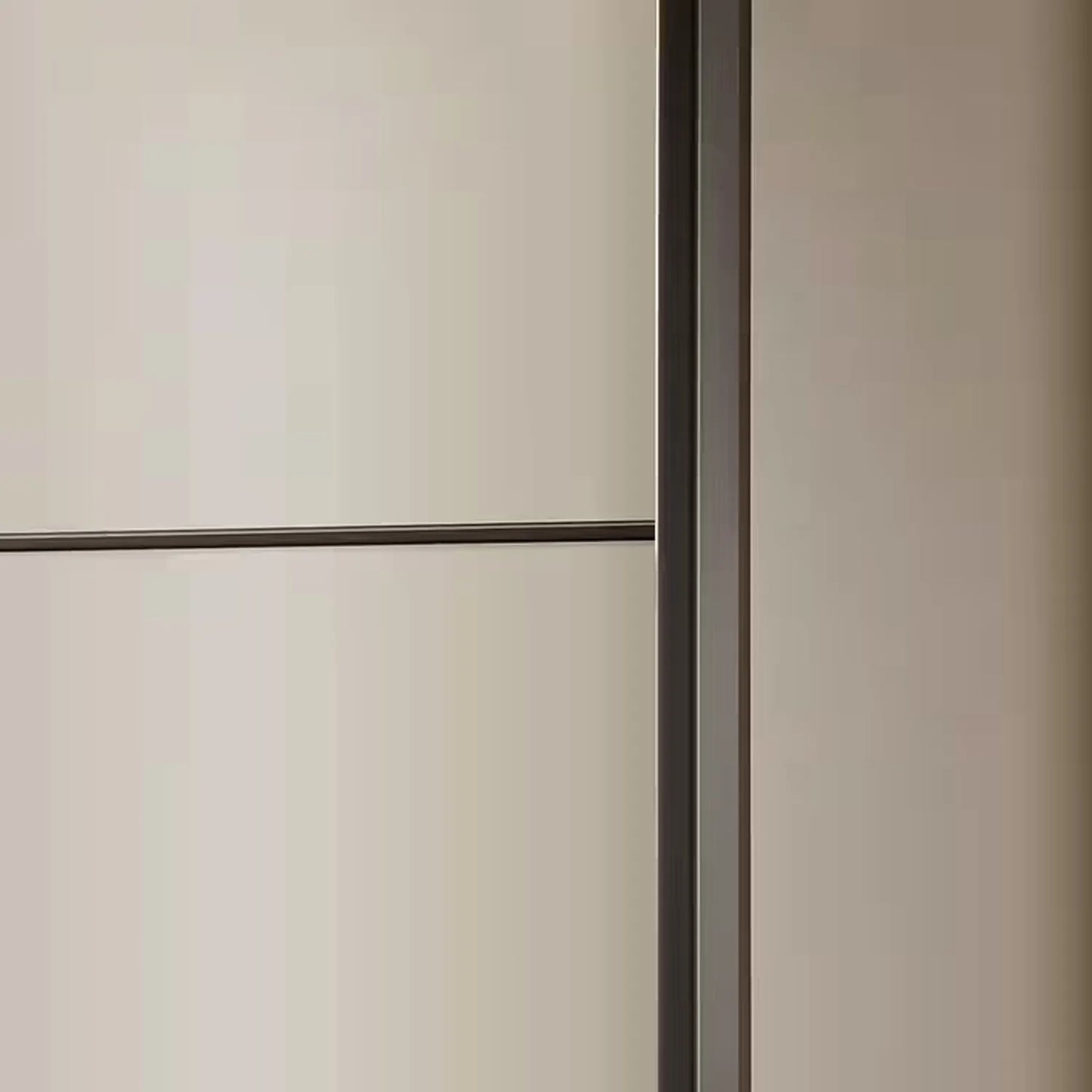 Wiemann Phoenix Champagne 3 Door Sliding Wardrobe Closeup view