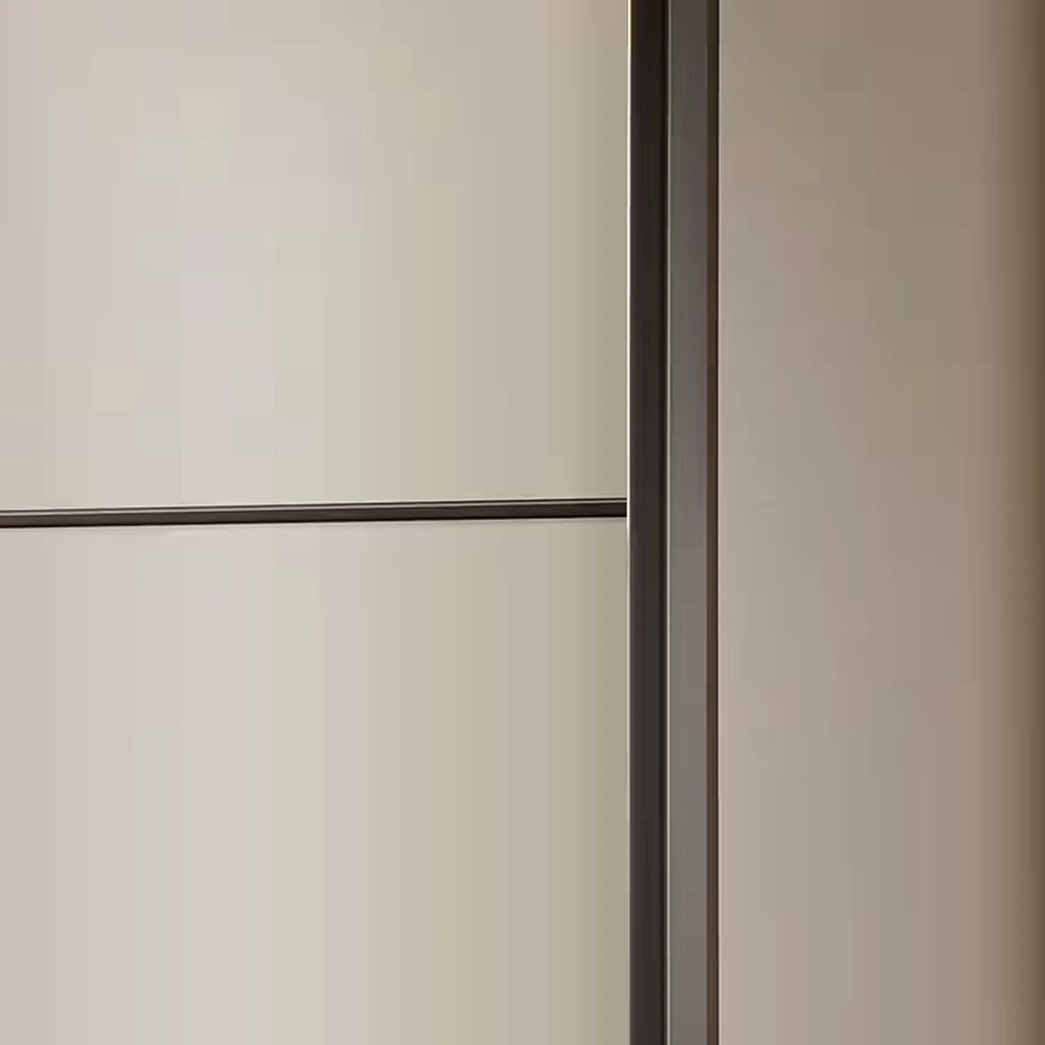 Wiemann Phoenix Champagne 3 Door Sliding Wardrobe Closeup view