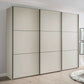 Wiemann Phoenix Pebble Grey 3 Door Sliding Wardrobe in Matte