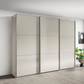 Wiemann Phoenix Champagne 3 Door Sliding Wardrobe in Glass