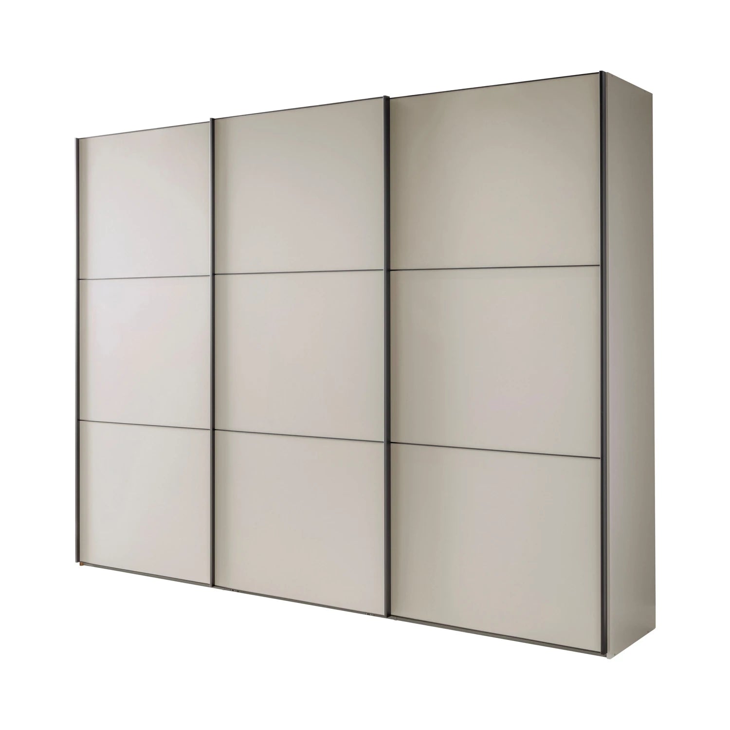 Wiemann Phoenix Champagne 3 Door Sliding Wardrobe in Matte