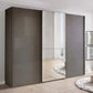 Wiemann Phoenix Havana 3 Door Sliding Wardrobe in Glass with Mirror