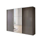 Wiemann Phoenix Havana 3 Door Sliding Wardrobe in Glass with Mirror