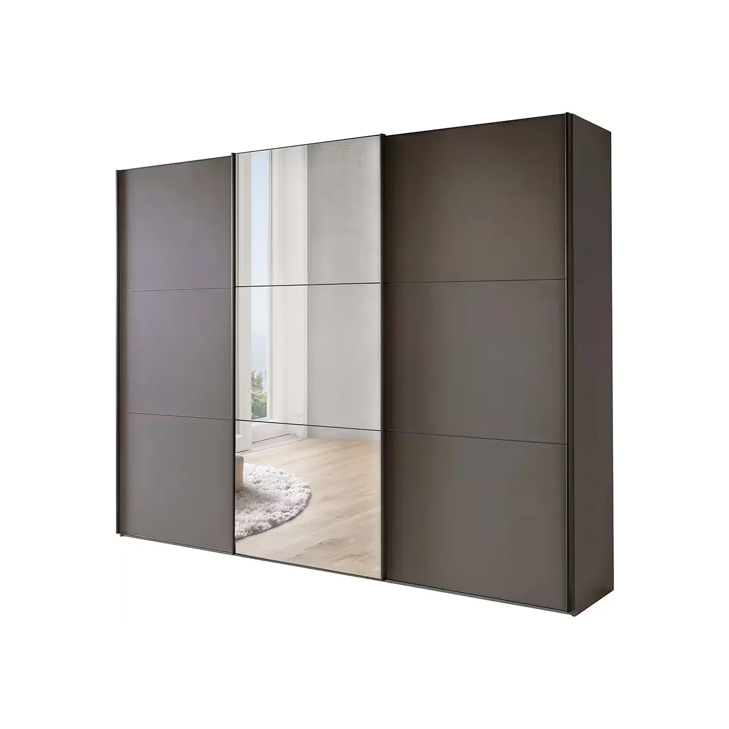 Wiemann Phoenix Havana 3 Door Sliding Wardrobe in Matte with Mirror