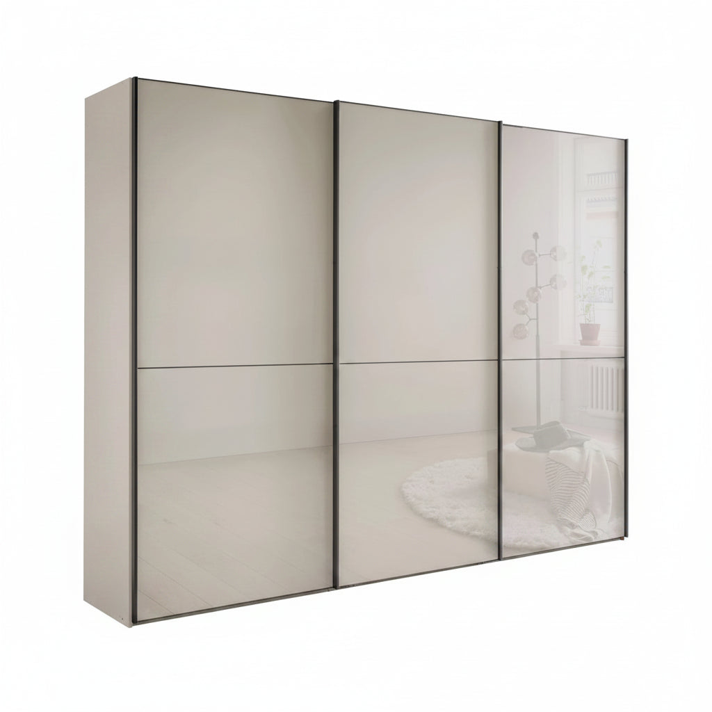 Wiemann Apex Champagne 3 Door Sliding Wardrobe