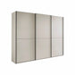 Wiemann Phoenix Champagne 3 Door Sliding Wardrobe with 2 Panels