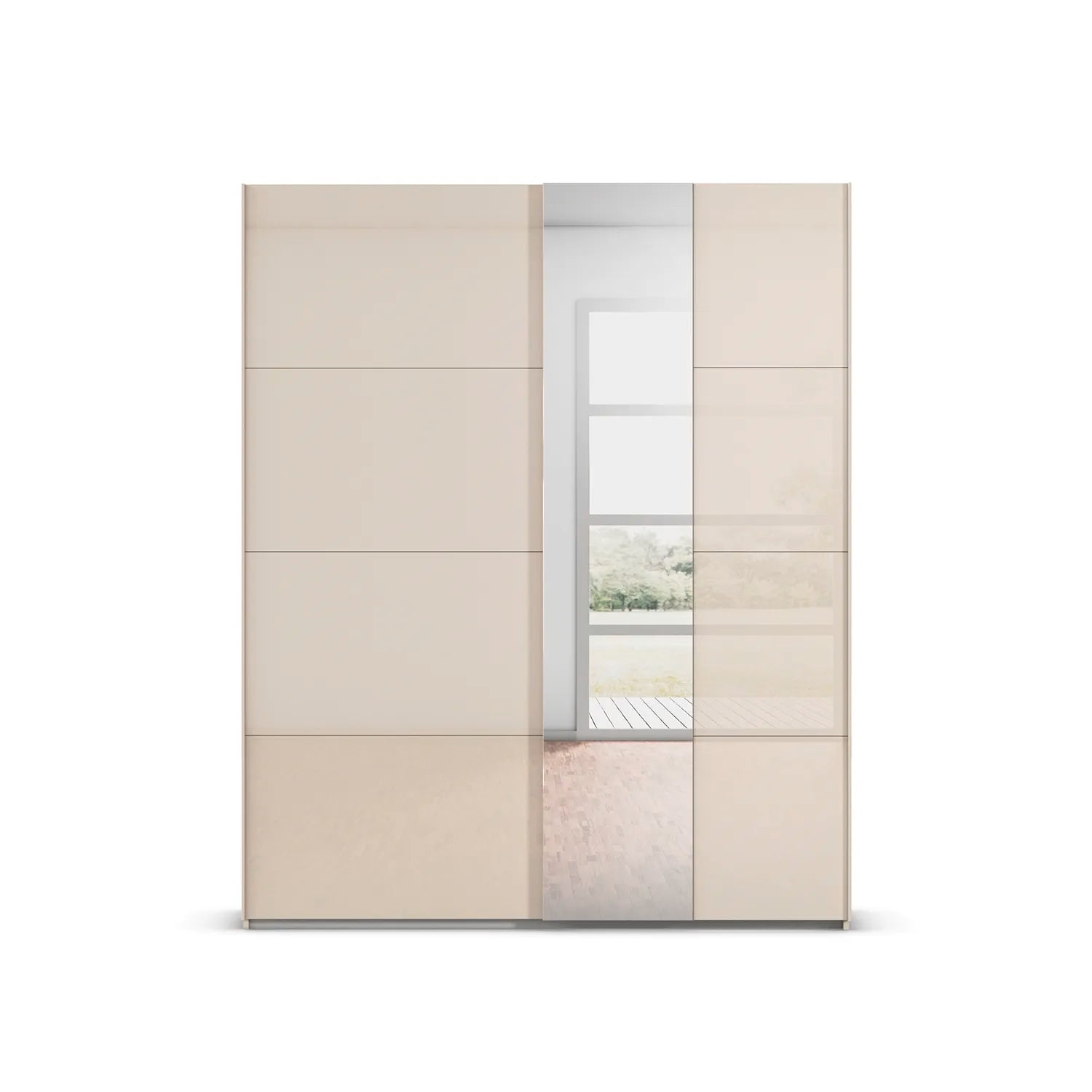 Cairns Champagne 2 Door Sliding Wardrobe Width 181cm