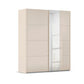 Cairns 181cm Champagne Sliding Wardrobe with mirror