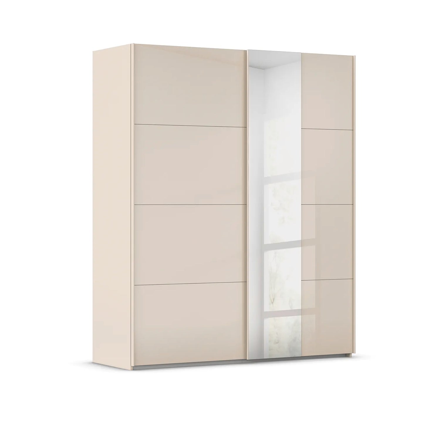 Cairns 181cm Champagne Sliding Wardrobe with mirror