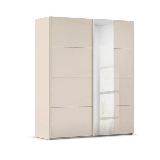 Cairns 181cm Champagne Sliding Wardrobe with mirror