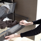Mesh Basket Insert for Rauch Wardrobes - Closeup View